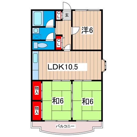 大みかガーデンハウスの物件間取画像